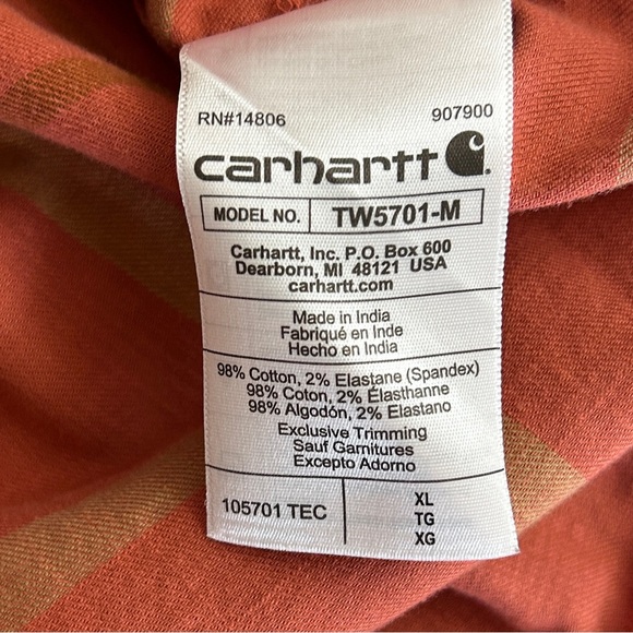 Rugged Flex Relaxed Fit
Light Weight Short Sleeve Plaid Shirt
Carhartt Sz XL - Picture 9 of 10